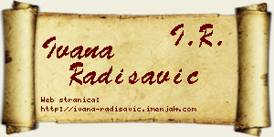 Ivana Radisavić vizit kartica